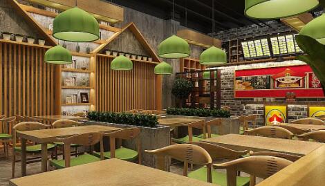 房山如何设计中式快餐店打造中式风味